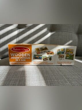 Melissa & Doug Wooden Jigsaw Puzzles in a Box